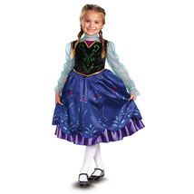 Frozen Princess Anna Deluxe Blue Dress/Vest Child Costume Disguise 57005 - £25.10 GBP+
