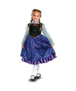 Frozen Princess Anna Deluxe Blue Dress/Vest Child Costume Disguise 57005 - £25.59 GBP+