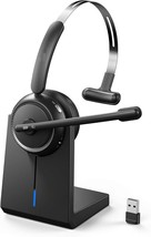Wireless Headset with Microphone, Bluetooth Headset with Noise Canceling Mic - £45.48 GBP