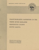 Uranium-bearing Sandstone in White River Badlands, Pennington County, S. Dakota - £6.37 GBP