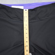 Activewear Pants Women 32&quot; Black Flare Stretch Pull On Elastic Waist Com... - £20.60 GBP