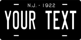 New Jersey 1922 License Plate Personalized Custom Car Bike Motorcycle Moped key - $10.99+