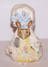 Adorable Royal Albert England Lady Mouse Beatrix Potter 4&quot; Figurine - £22.93 GBP
