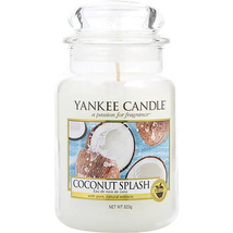 Yankee Candle Coconut Splash 22 oz Scent Glass Jar fruit scent, scented tropical - £24.77 GBP