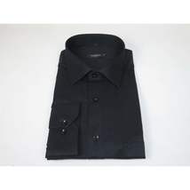 Men's Shirt By CASILA Turkey Cotton Blend Long Sleeves 502000-02 Black image 4