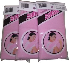 Salux Nylon Japanese Beauty Skin Bath Wash Cloth/Towel - Pink3PACK - £20.70 GBP