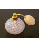 Vintage Vetreria La Fenice Murano Glass Pink White Atomizer Made In Fran... - £31.34 GBP
