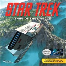 Star Trek Ships of the Line 2025 Wall Calendar Brand New Ship Worldwide   - £11.94 GBP