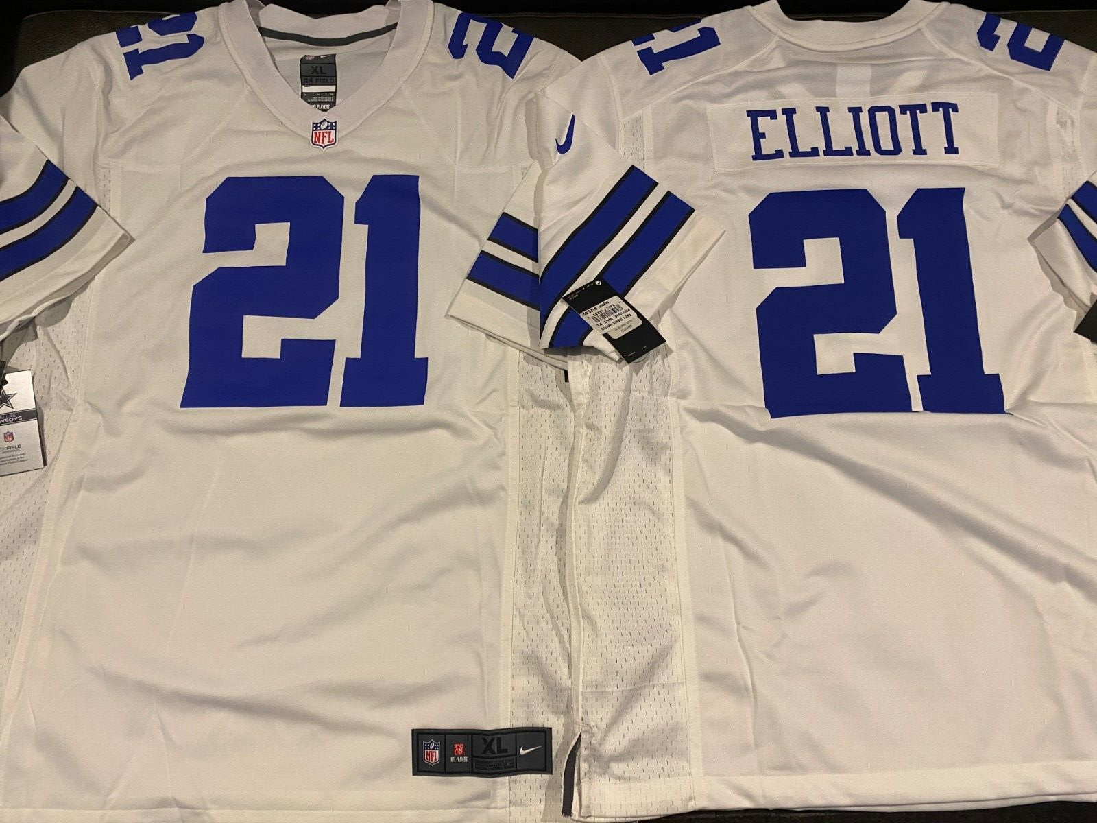 NIKE NFL DALLAS COWBOYS EZEKIEL ELLIOTT MEN&#39;S JERSEY S New with tags - £37.28 GBP