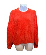 Aerie American Eagle Orange Eyelash Crew Neck Sweater Size Small New NWT - $27.72