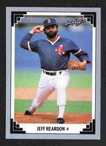 Boston Red Sox Jeff Reardon 1991 Leaf #252 ! - £0.40 GBP