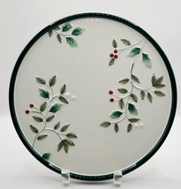 Pfaltzgraff Winterberry Holiday Christmas Ceramic Round Trivet Plate 8&quot; New - £11.85 GBP