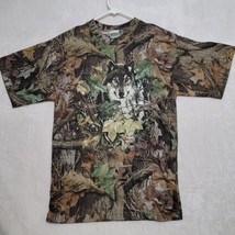 Advantage Timber Camo T Shirt Mens Size M Medium Camouflage Hunting Apparel - $16.87