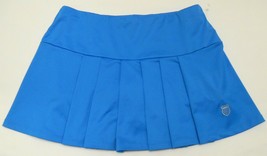 K-SWISS Women&#39;s Tennis Skirt Pleated Blue sz Small / waist 28&quot; - $29.95