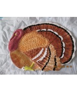 HERITAGE MINT CHATTER PLATTER 18-1/4" X 13 3/4" Oval Turkey THANKSGIVING Platter - $44.00
