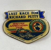 Richard Petty Last Race Phoenix Raceway STP Pontiac NASCAR Enamel Lapel Hat Pin - £14.99 GBP