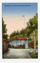 Entrance to Government House Bermuda Postcard Yankee Store - $11.88