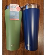 Lot Of 2 Zak! 30oz Green &amp; Blue Tumblers - $839.45 MXN