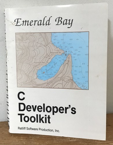 Vtg 1989 Wayne Ratliff Emerald Bay C Developers Toolkit Computer Manual - $59.39
