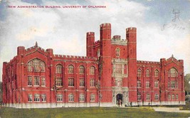 New Administration Building University of Oklahoma Norman 1910c postcard - £5.82 GBP