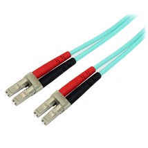 StarTech.com 1m (3ft) LC/UPC to LC/UPC OM3 Multimode Fiber Optic Cable, Full Dup - £22.26 GBP