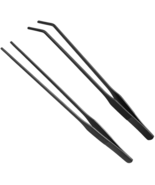 2PCS Aquarium Tweezers Stainless Steel Straight and Curved Tweezers Set ... - $196.87 MXN