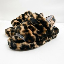 UGG Women&#39;s Fluff Yeah Slide Panther Print Slipper Sz 8US/6UK/39EU New In Box - £89.68 GBP