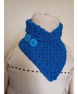 Crochet neck warmer, cowl, infinity scarf - $25.00