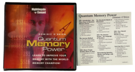 Quantum Memory Power: Dominic O&#39;Brien - 8 Audio CDs Learn to Improve Your Memory - £35.96 GBP