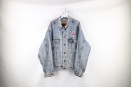 Vtg 90s Levis Mens L Citgo Racing The Tough Guys Wood Brothers Trucker Jacket - £103.33 GBP