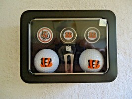 New / Other NFL Cincinnati Bengals Team Golf Set In Metal Box &quot; GREAT CO... - $42.06