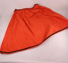 ✅ Vintage Childs Costume Apron Orange Black Cotton - $9.89