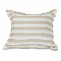 Majestic Home 85907250066 Vertical Stripe Sand Floor Pillow - 54 x 44 x 12 in. - £168.52 GBP