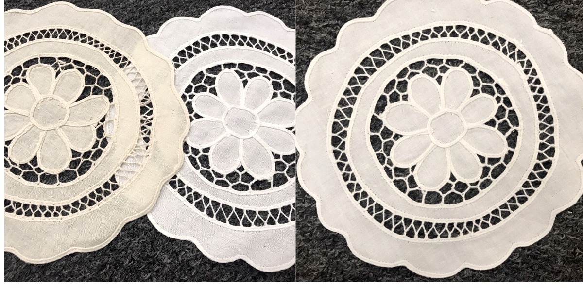 Beige 12 Pieces 8&quot; 100% Cotton Doily Round Doilies Coaster Bridal Weddin... - $22.99