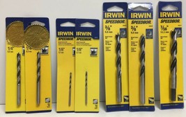 Irwin Speedbor  1/4", 1/8", 3/8", 7/16" Drill Bit Set - £24.85 GBP