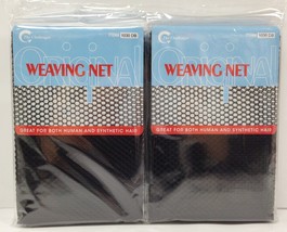 12PC LOTS  1DZ THE CHALLENGER WEAVING NET 100% POLYESTER 28&quot;x17&quot; BLACK  ... - $16.99