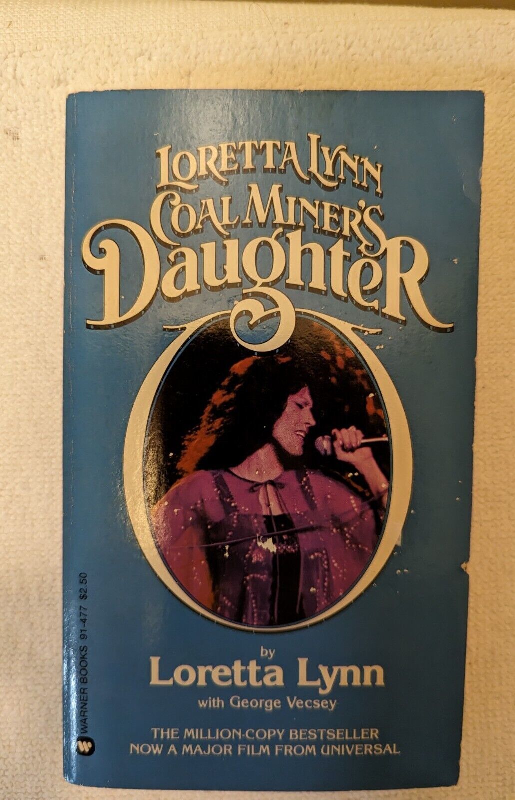 Coal Miner&#39;s Daughter Loretta Lynn Movie Tie-In Paperback Edition 1980 - $6.89