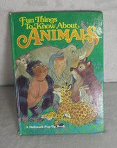 Vintage Fun Things to Know About Animals  Hallmark Pop Up Children&#39;s Book - £5.80 GBP