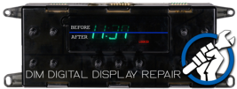 GE Oven Control Board WB19X10014 Dim Display Fix + Full Repair Service - $177.26