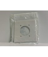 25 PK Leviton (80526-W) 2-Gang Flush Mount Outlet/Receptacle Wall Plate - $76.00