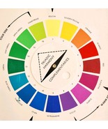 1960s Hiler Color Harmony Chart And Mixing Guide San Francisco Californi... - $40.83 CAD