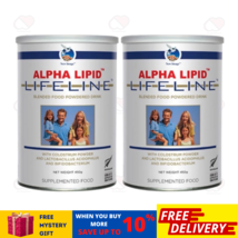 2 X New Alpha Lipid Lifeline Colostrum Milk Powdered Drink 450g Free Ship - £112.87 GBP
