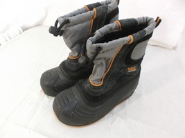 Boy&#39;s Garrison navy Style totes kids blue/ black/orange Size 12 boots 100245 - £13.05 GBP