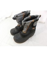 Boy&#39;s Garrison navy Style totes kids blue/ black/orange Size 12 boots 10... - $15.29