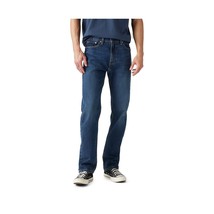 Levi&#39;s Men&#39;s 505 Regular Fit Stretch Jeans in Flying Bird Dark Wash Blue... - $41.99