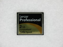 Lexar Professional 2GB 133X Speed Pn : 2726 Rev A Kompakt Flash Karte - £42.59 GBP