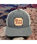 Hawk Tuah Spit on that Thang, 24 Funny Trucker Hat Cap with Wood Leather... - $23.99