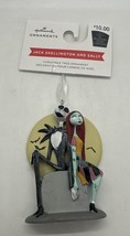 HALLMARK TIM BURTON&#39;S NIGHTMARE BEFORE CHRISTMAS ORNAMENT Jack &amp; Sally - $7.12