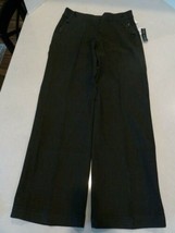 Larry Levine Stretch Fit Women&#39;s Dress Pants Black/Grey Size 8 - $19.75