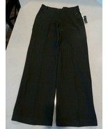 Larry Levine Stretch Fit Women&#39;s Dress Pants Black/Grey Size 8 - $27.01 CAD
